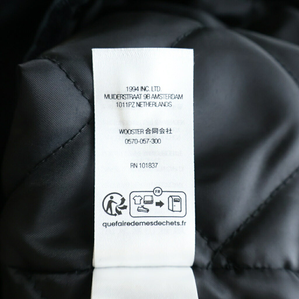 SUPREME(シュプリーム) 25AW Quilted Lined Hooded Velvet Shirt キルティングライナー ベルベットフードシャツ ブラック