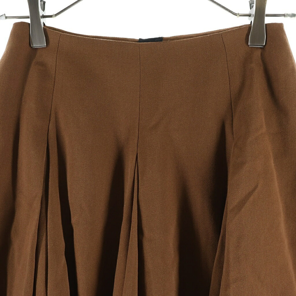 MARNI(マルニ) 25AW ウール プリーツ ミニ ショートスカート ブラウン レディース GOMA0794A1