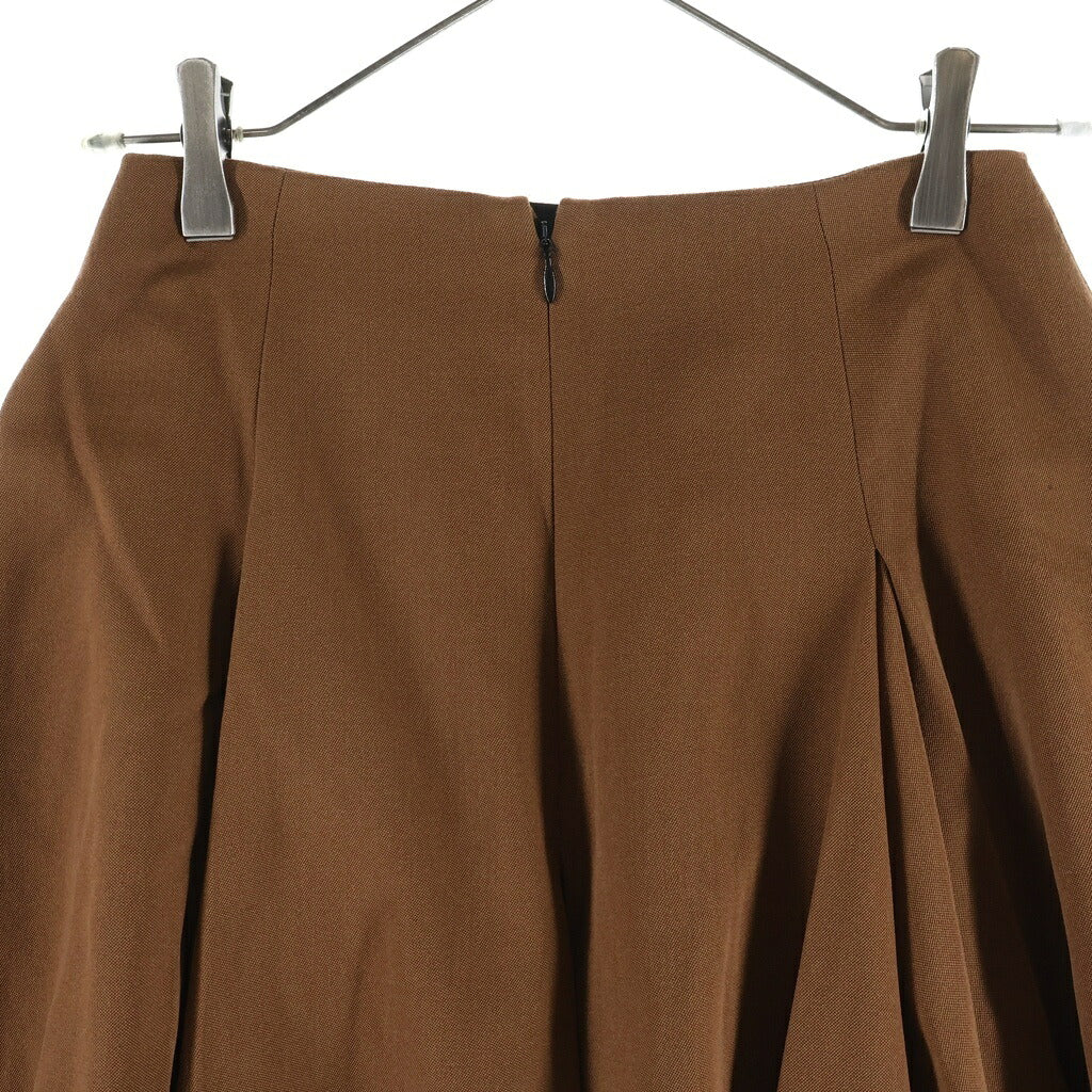 MARNI(マルニ) 25AW ウール プリーツ ミニ ショートスカート ブラウン レディース GOMA0794A1