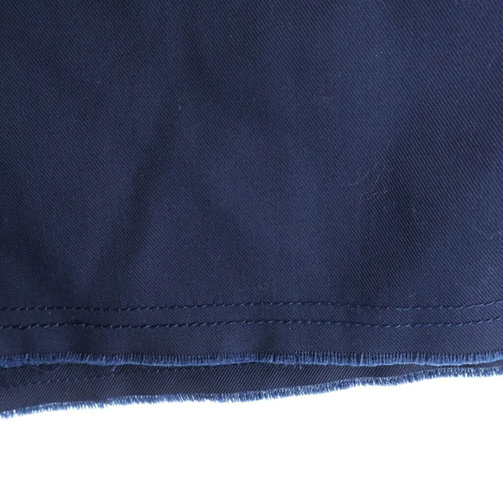 Wales Bonner(ウェールズ ボナー) 25SS KINGSTON SHORTS ダブルニー ショーツ ハーフパンツ ネイビー