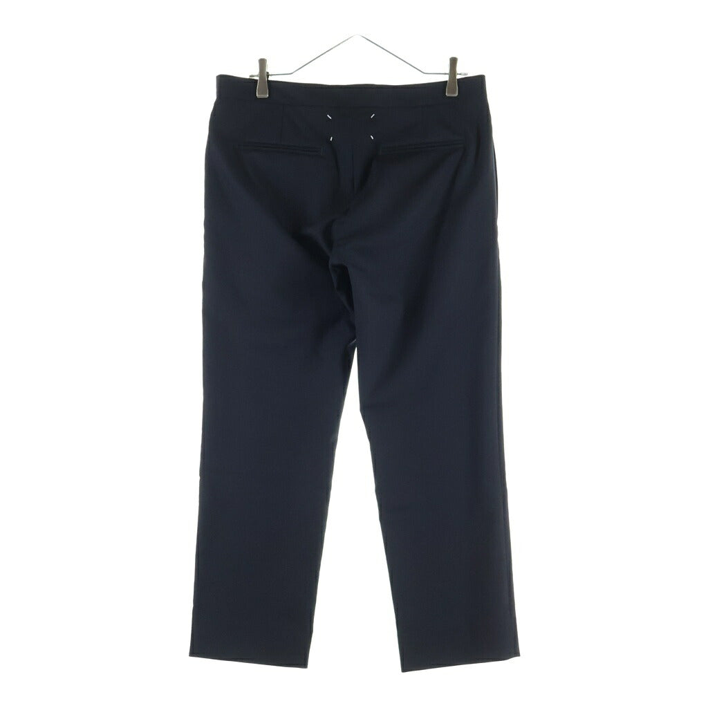 Maison Margiela(メゾンマルジェラ) 23SS SLACKS PANTS ウエストドローストリング スラックスパンツ ブラック S50KA0530 S44330