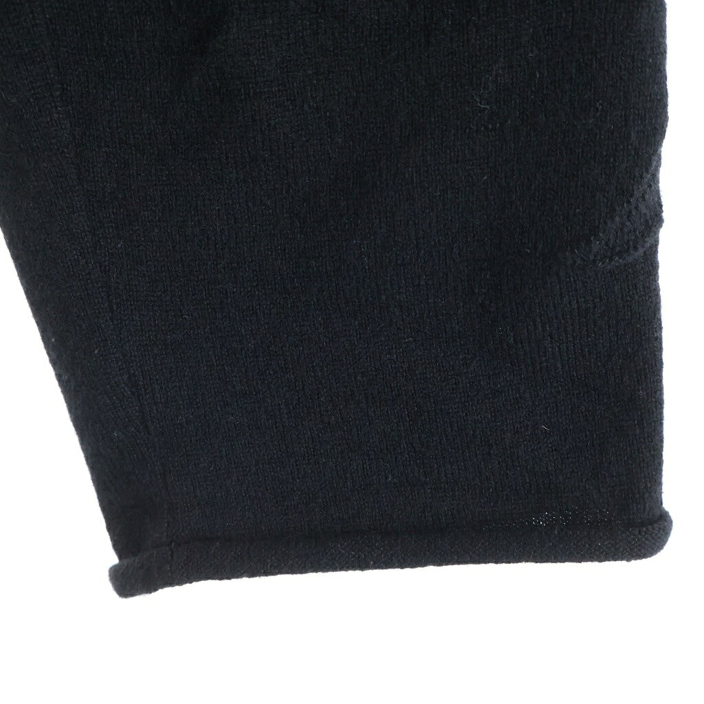 CHROME HEARTS(クロムハーツ) Y NOT CH CROSS EMBROIDERED CASHMERE KNIT ワイノット CHクロス 刺繍 クルーネックカシミヤニット セーター ブラック