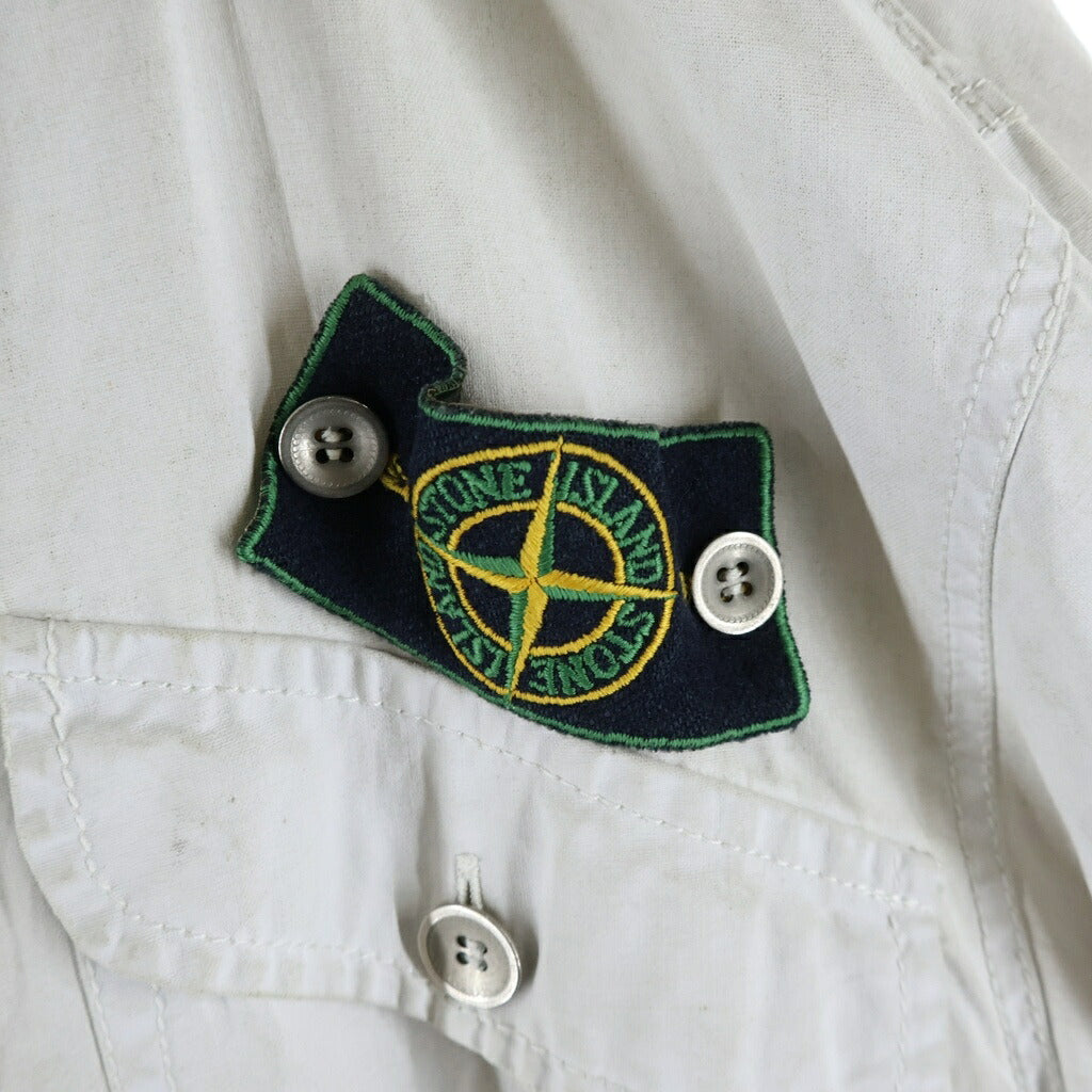 STONE ISLAND(ストーンアイランド) 80s マッシモオスティ期 テラステラ クロップジャケット ホワイト