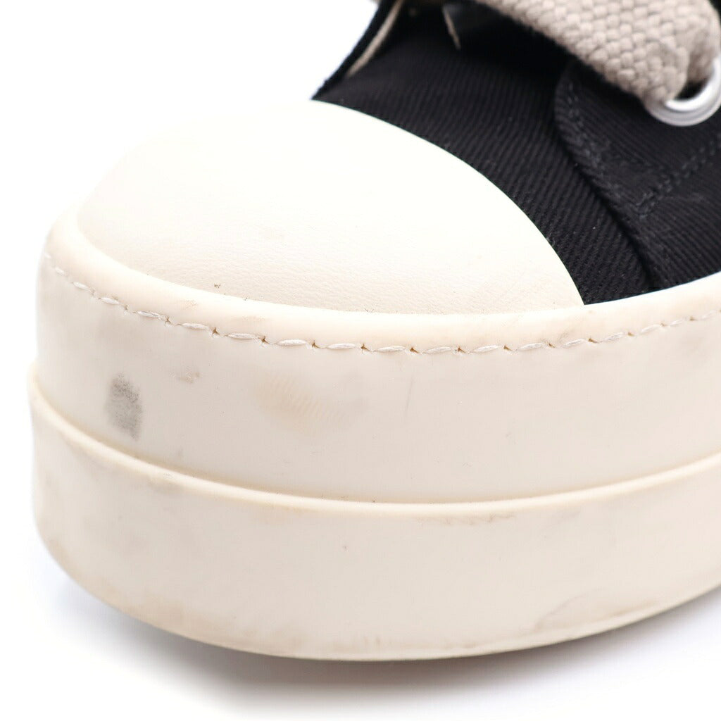 DRKSHDW(ダークシャドウ) MEGA BUMPER JUMBOLACE SNEAKS メガバンパー ジャンボレース ハイカットスニーカー ブラック