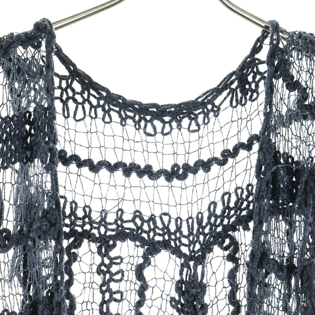 BLACK MEANS(ブラックミーンズ) 22SS ×ONO YUKINORI Knit Vest × オノユキノリ ニットベスト グレー 945-77GKN18-1