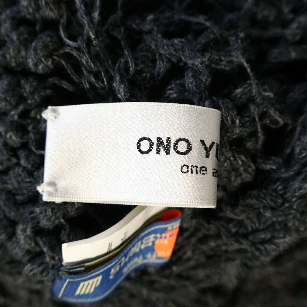 BLACK MEANS(ブラックミーンズ) 22SS ×ONO YUKINORI Knit Vest × オノユキノリ ニットベスト グレー 945-77GKN18-1