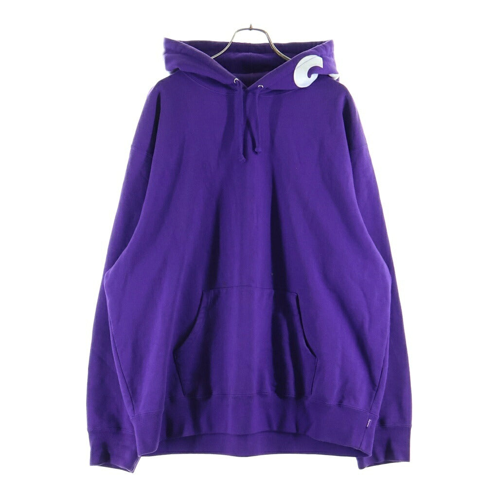 SUPREME(シュプリーム) 21AW Contrast Hooded Sweatshirt コントラスト プルオーバーフーディーパーカー パープル