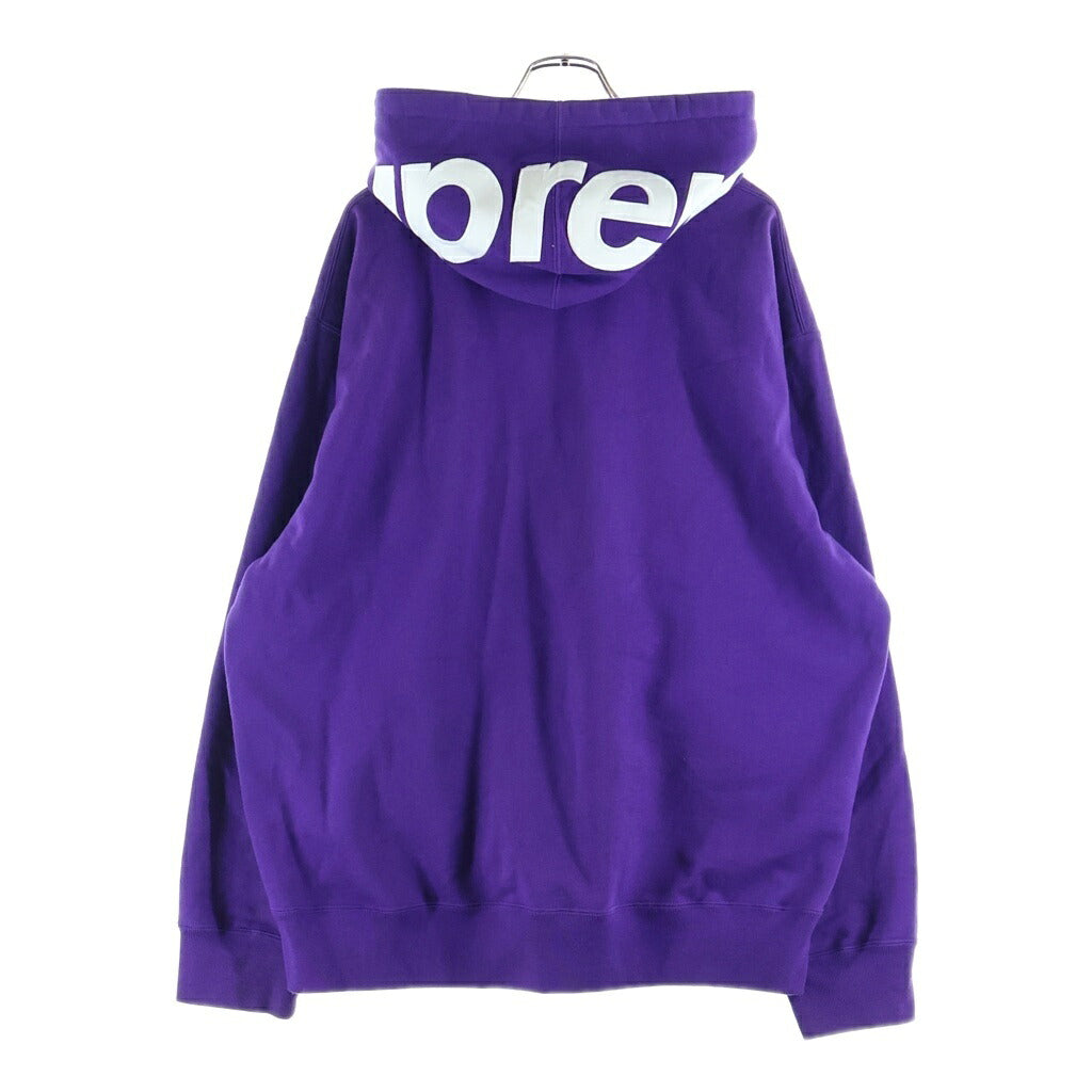SUPREME(シュプリーム) 21AW Contrast Hooded Sweatshirt コントラスト プルオーバーフーディーパーカー パープル
