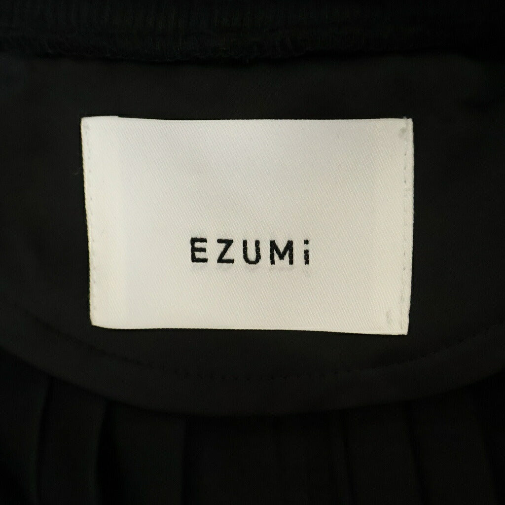 NO BRAND(ノーブランド) EZUMi【エズミ】 プリーツMA-1ブルゾン ジャケット レディース ブラック YESS26JK08