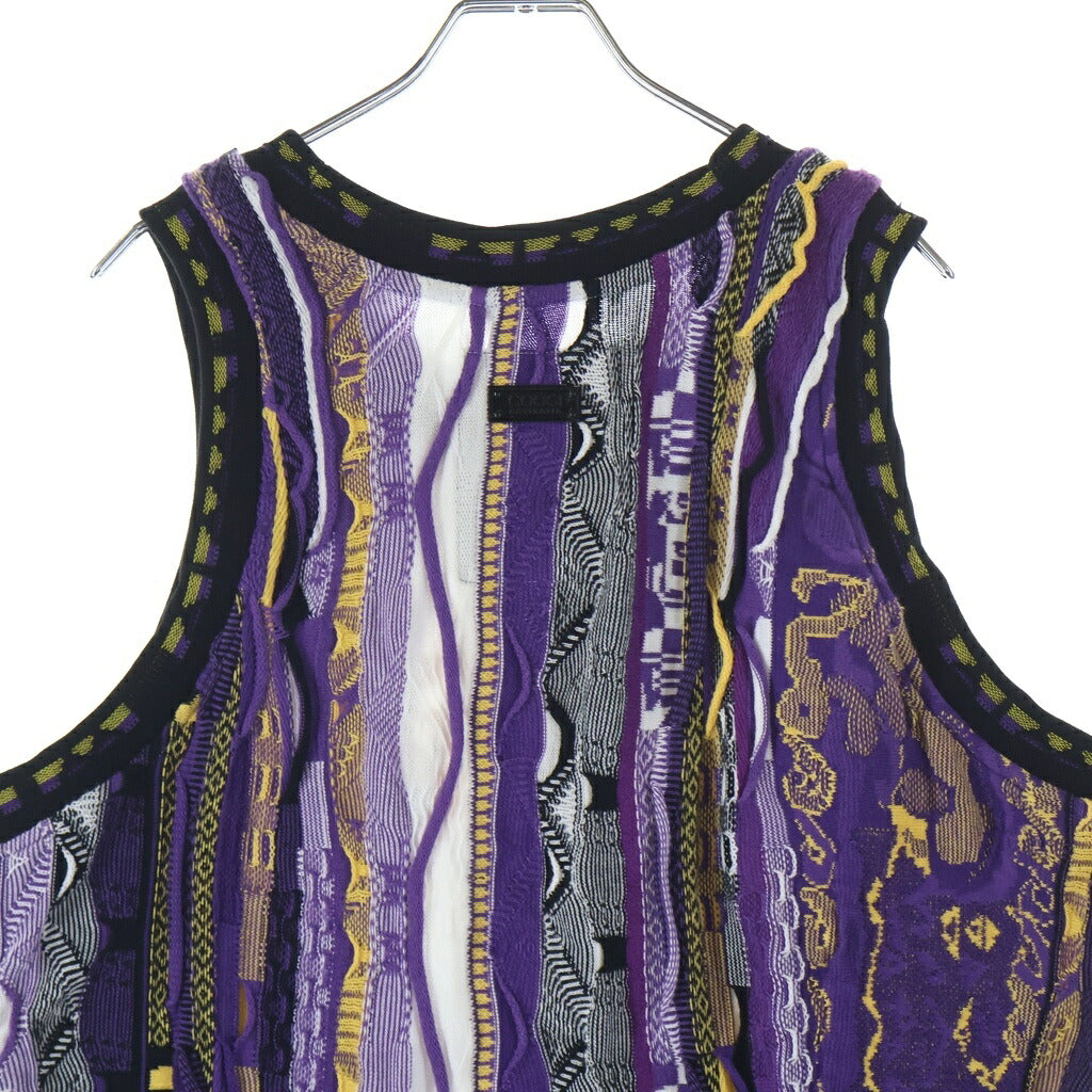 COOGI(クージー) ×NBA ×PROTEGE LOS ANGELES LAKERS SWEATER VEST レイカーズ ロゴ刺繍 タンクトップ マルチ