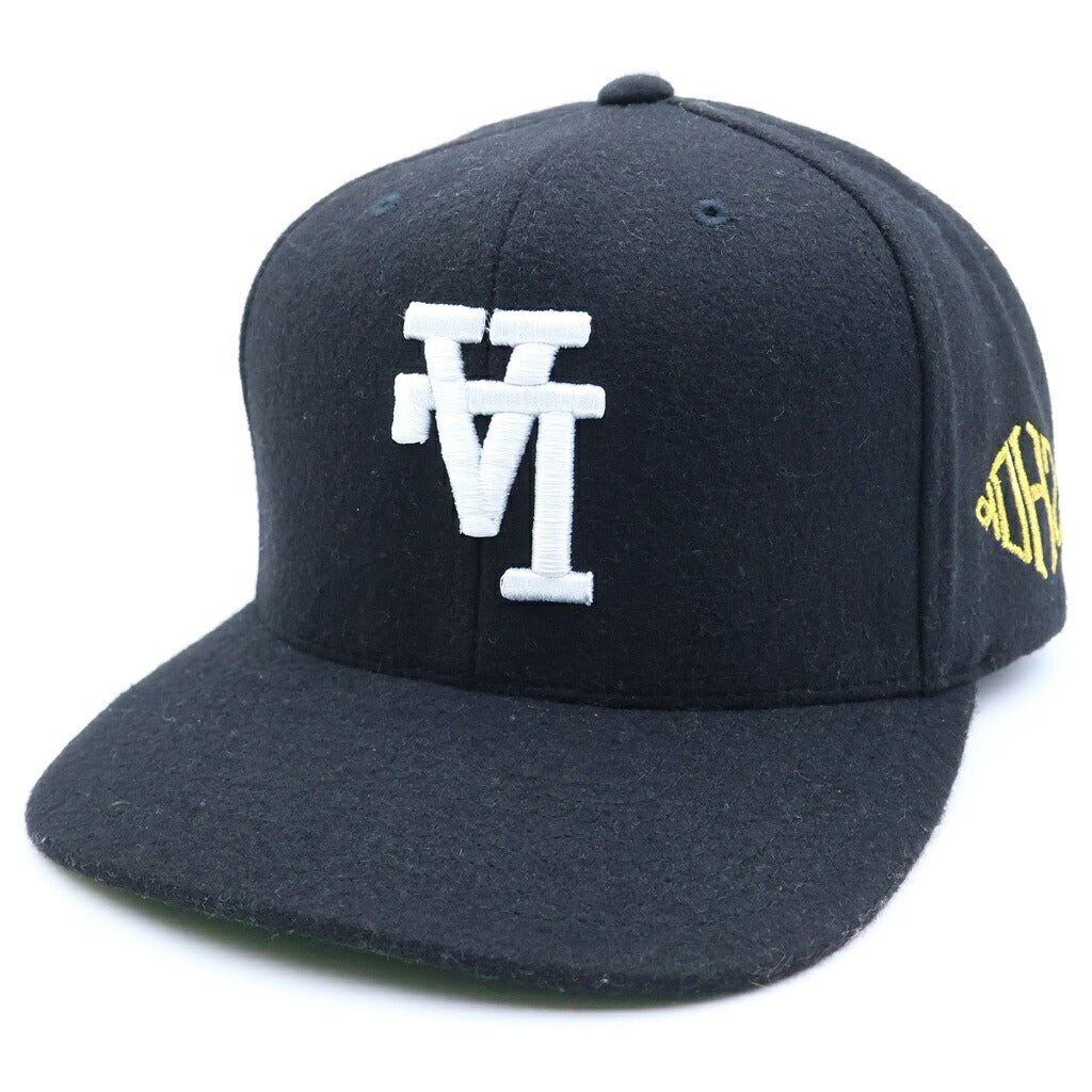 KILLL THE HYPE(キル ザ ハイプ) LA UPSIDE DOWN LOGO CAP ロサンゼルス・ドジャース アップサイドダウンロゴ フェルト キャップ ブラック