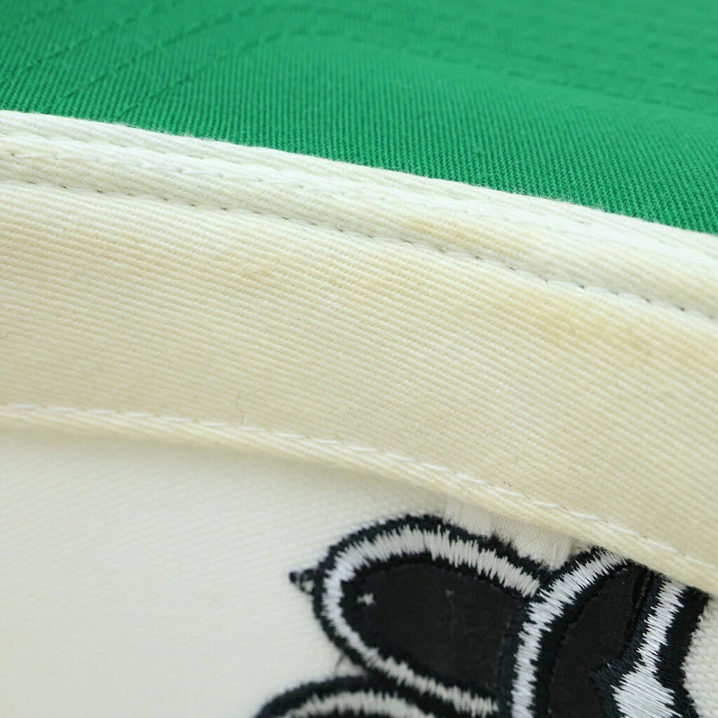 KILLL THE HYPE(キル ザ ハイプ) LB THE STAPLE UPSIDE DOWN LOGO CAP アップサイドダウンロゴ スナップバックキャップ ホワイト/ブラック