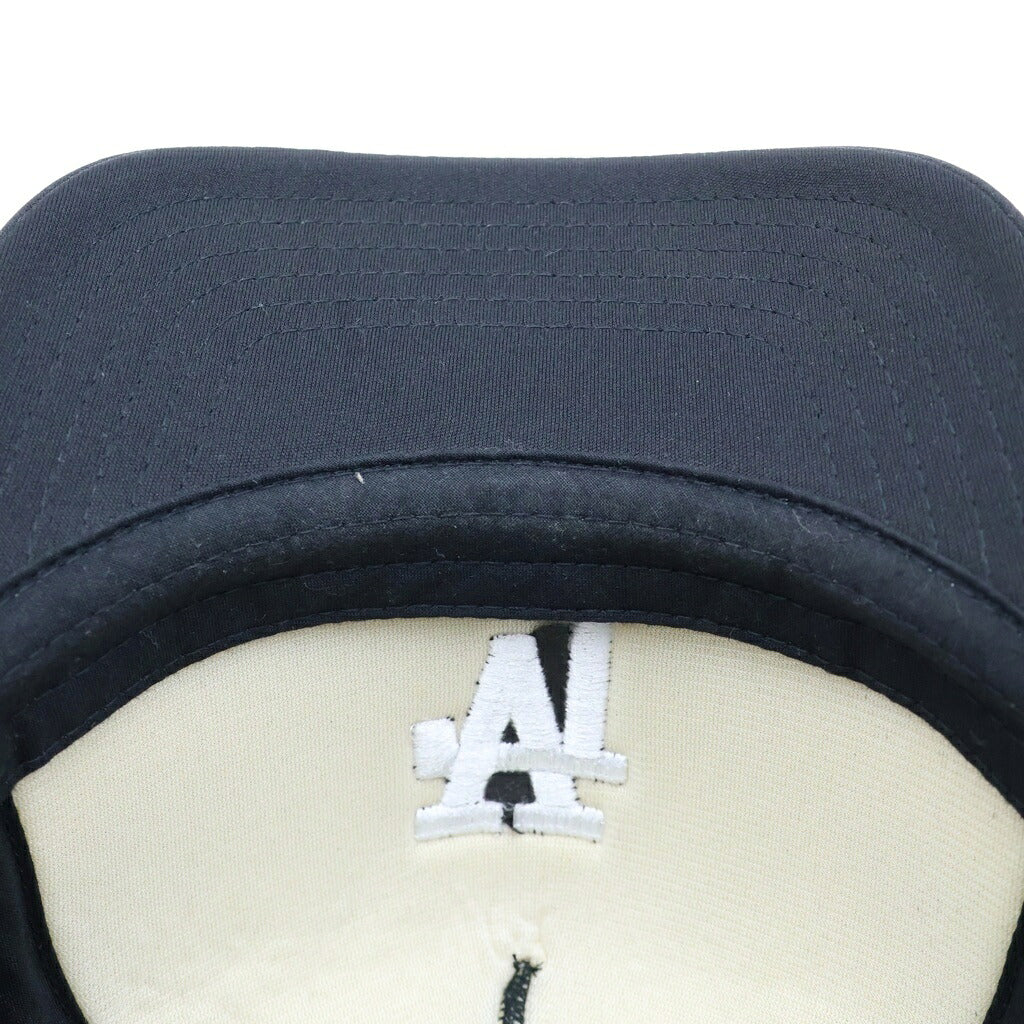 KILLL THE HYPE(キル ザ ハイプ) LA UPSIDE DOWN LOGO CAP ロサンゼルス・ドジャース アップサイドダウンロゴ トラッカー メッシュキャップ ブラック