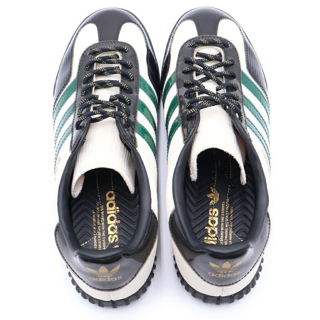 adidas(アディダス) ×Blondey McCoy A.B. GAZELLE INDOOR ×ブロンディ・マッコイ ガゼルインドア スニーカー ホワイト/ブラック/グリーン US8.5/26.5CM IF0200