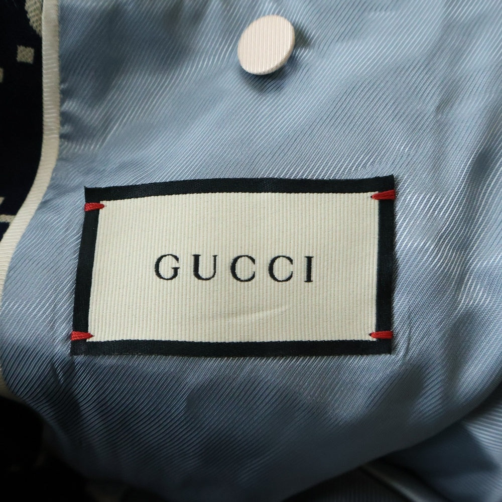 GUCCI(グッチ) 18AW GG Jacquard Jacket ジャガード ウール パイピング