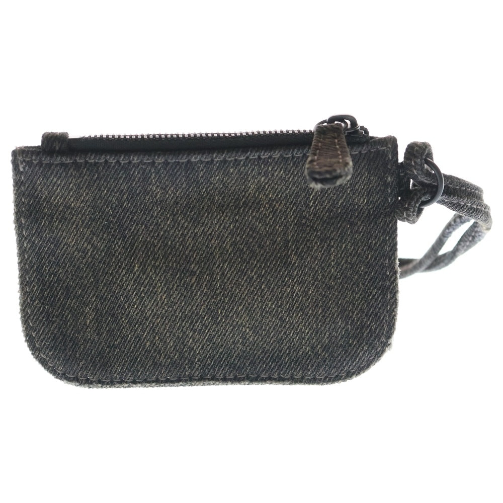 BALENCIAGA(バレンシアガ) Le Cagole ルカゴール ラインストーン カードケース デニムコインケース ブラック 776769