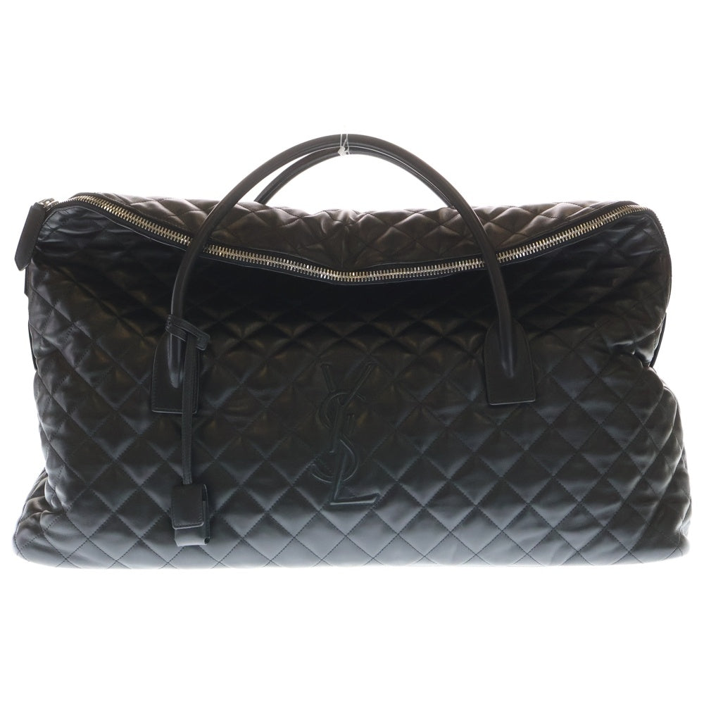 SAINT LAURENT PARIS(サンローランパリ) ESジャイアント キルティングレザー 2wayトラベルボストンバッグ ブラック