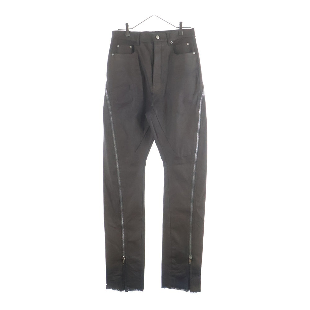Rick Owens(リックオウエンス) 24AW Bolan Banana Jeans バランバナナ ジーンズ デニム サイドジップ ブラウン RU02D6343-SMT