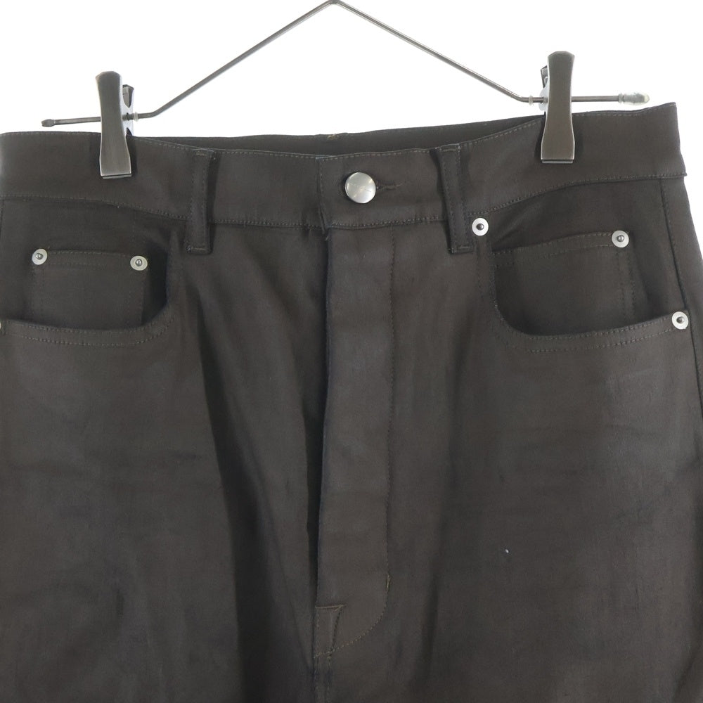 Rick Owens(リックオウエンス) 24AW Bolan Banana Jeans バランバナナ ジーンズ デニム サイドジップ ブラウン RU02D6343-SMT