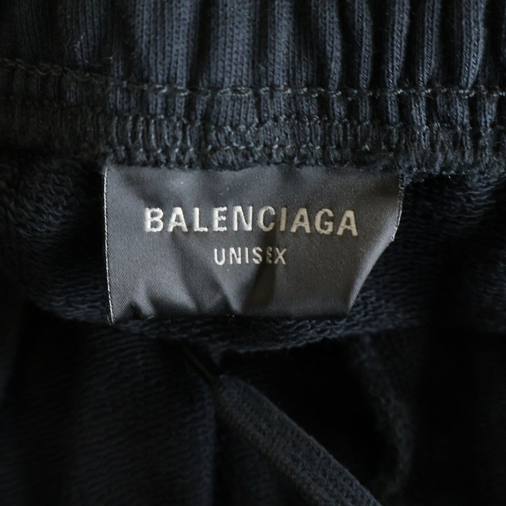BALENCIAGA(バレンシアガ) SOCCER BAGGY エンブロイダリー サッカーバギースウェットパンツ ブラック 777708