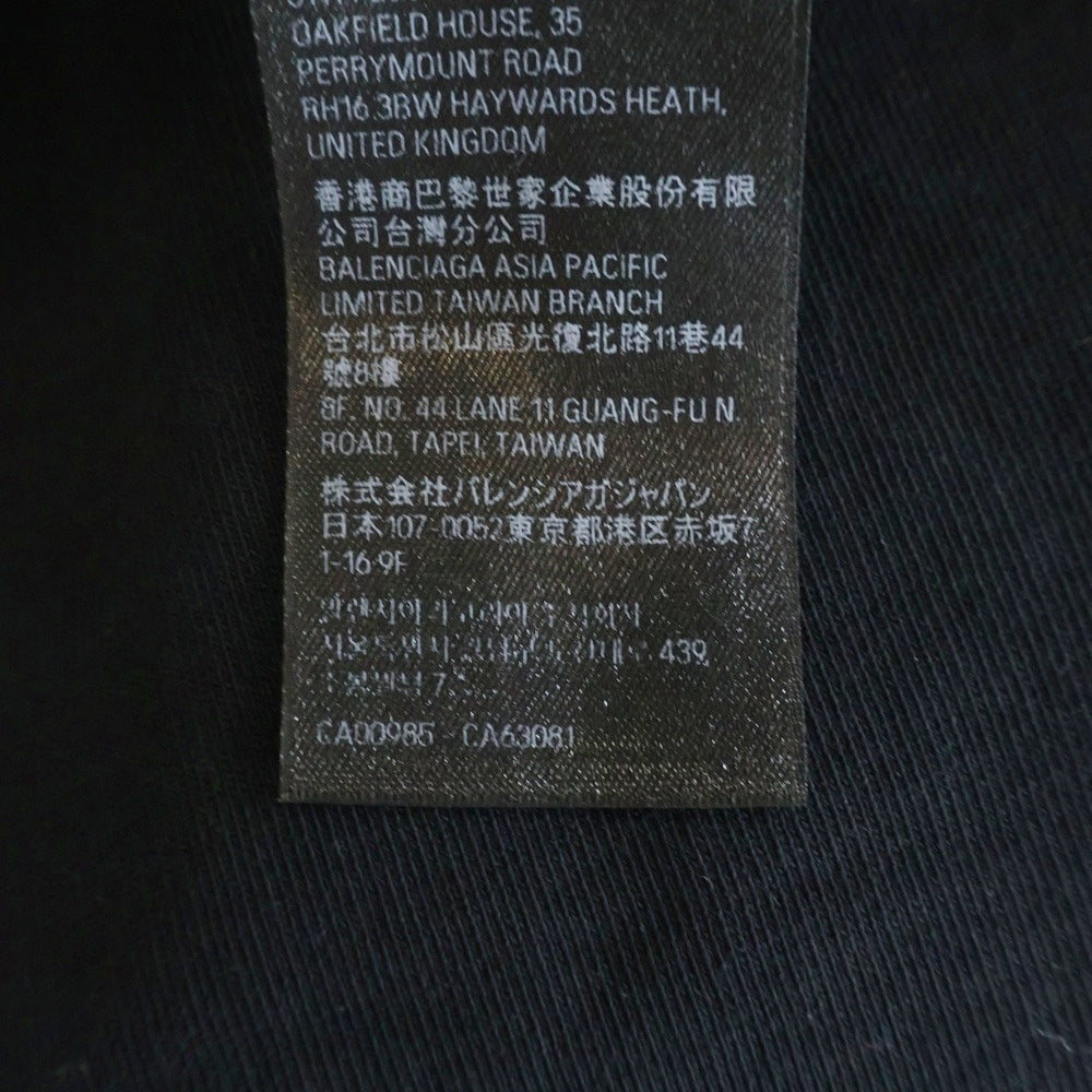 BALENCIAGA(バレンシアガ) SOCCER BAGGY エンブロイダリー サッカーバギースウェットパンツ ブラック 777708