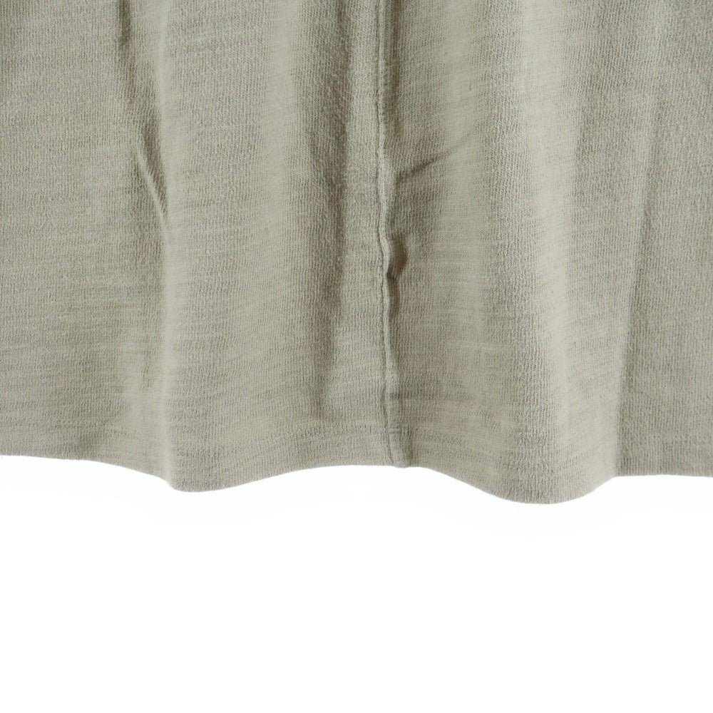 DRKSHDW(ダークシャドウ) 18AW タートルネックコットン長袖Tシャツ カットソー ベージュ DU18F7266-BG