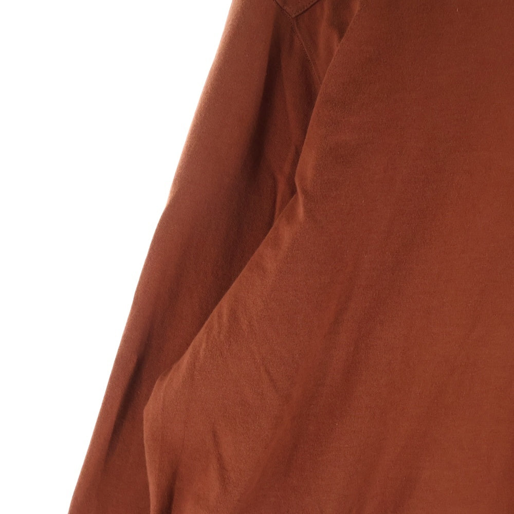 Rick Owens(リックオウエンス) 18AWクルーネックロングスリーブTシャツ カットソー オレンジ RU18F1266-JA