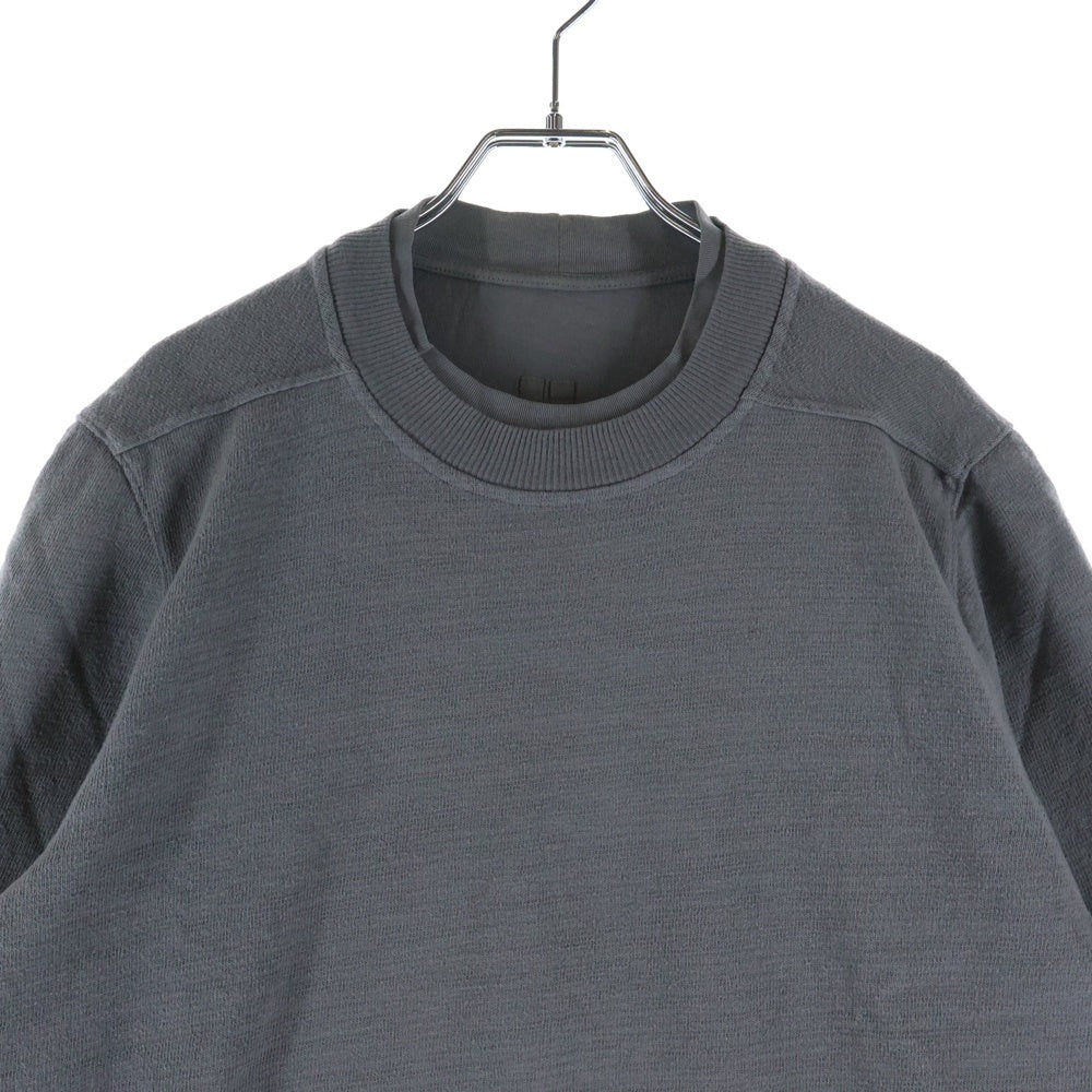 DRKSHDW(ダークシャドウ) 18AW クルーネックコットン長袖レイヤードTシャツ カットソー グレー DU18F7269-BGRN