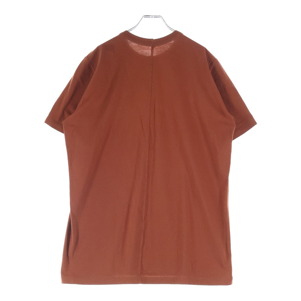 Rick Owens(リックオウエンス) 18AW クルーネック 半袖コットンTシャツ カットソー オレンジ RU18F1264-JA