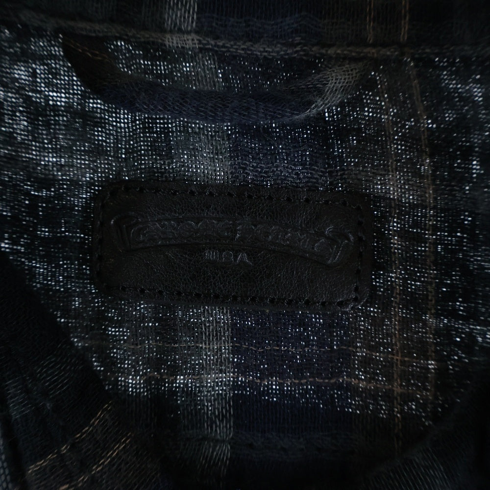 CHROME HEARTS(クロムハーツ) ロング丈 チェックシャツワンピース マルチ レディース