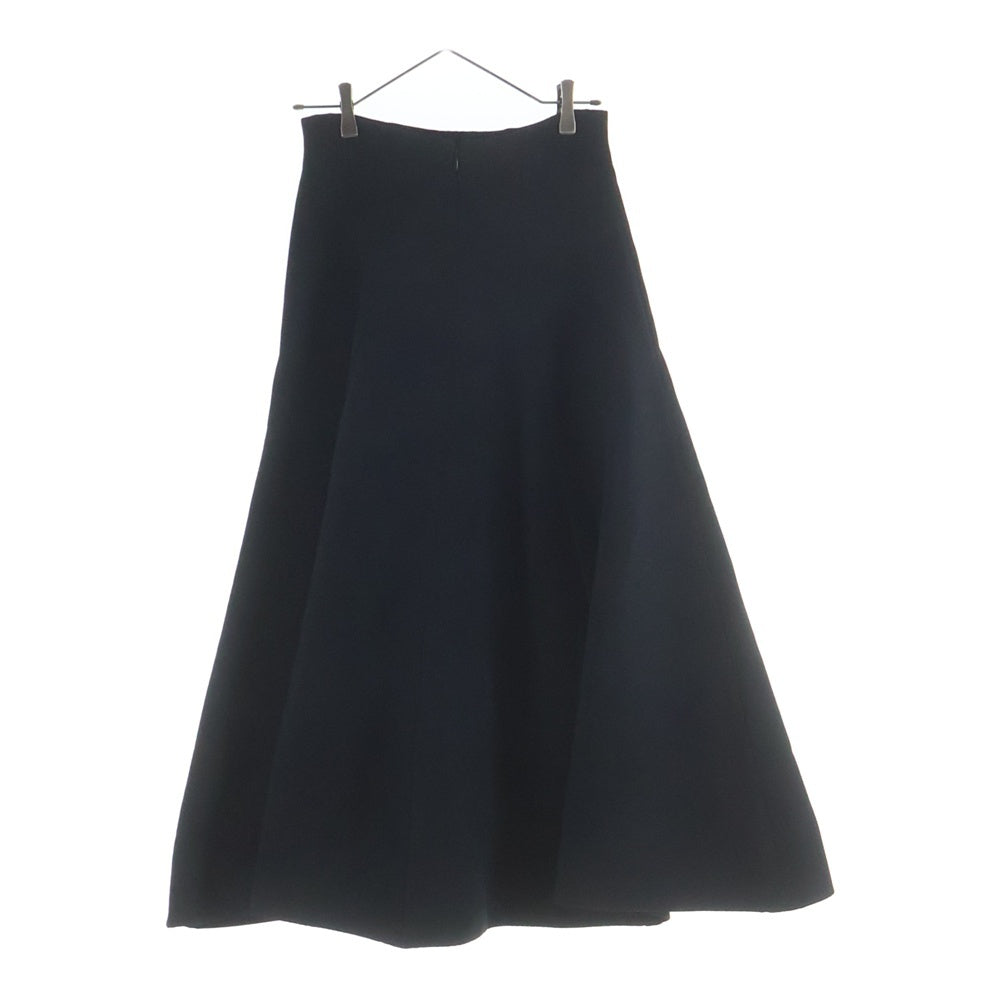 Christian Dior(クリスチャンディオール) ベルト付 シルク ロングサーキュラースカート レディース ブラック 151J21A1166