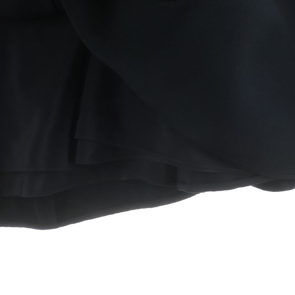 Christian Dior(クリスチャンディオール) ベルト付 シルク ロングサーキュラースカート レディース ブラック 151J21A1166