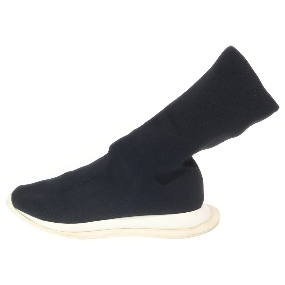 DRKSHDW(ダークシャドウ) RUNNER STRETCH SOCK LOW ランナー ハイカットソックススニーカー ブラック/ホワイト