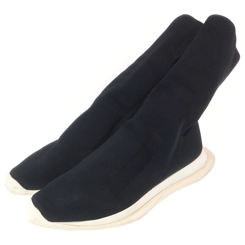 DRKSHDW(ダークシャドウ) RUNNER STRETCH SOCK LOW ランナー ハイカットソックススニーカー ブラック/ホワイト