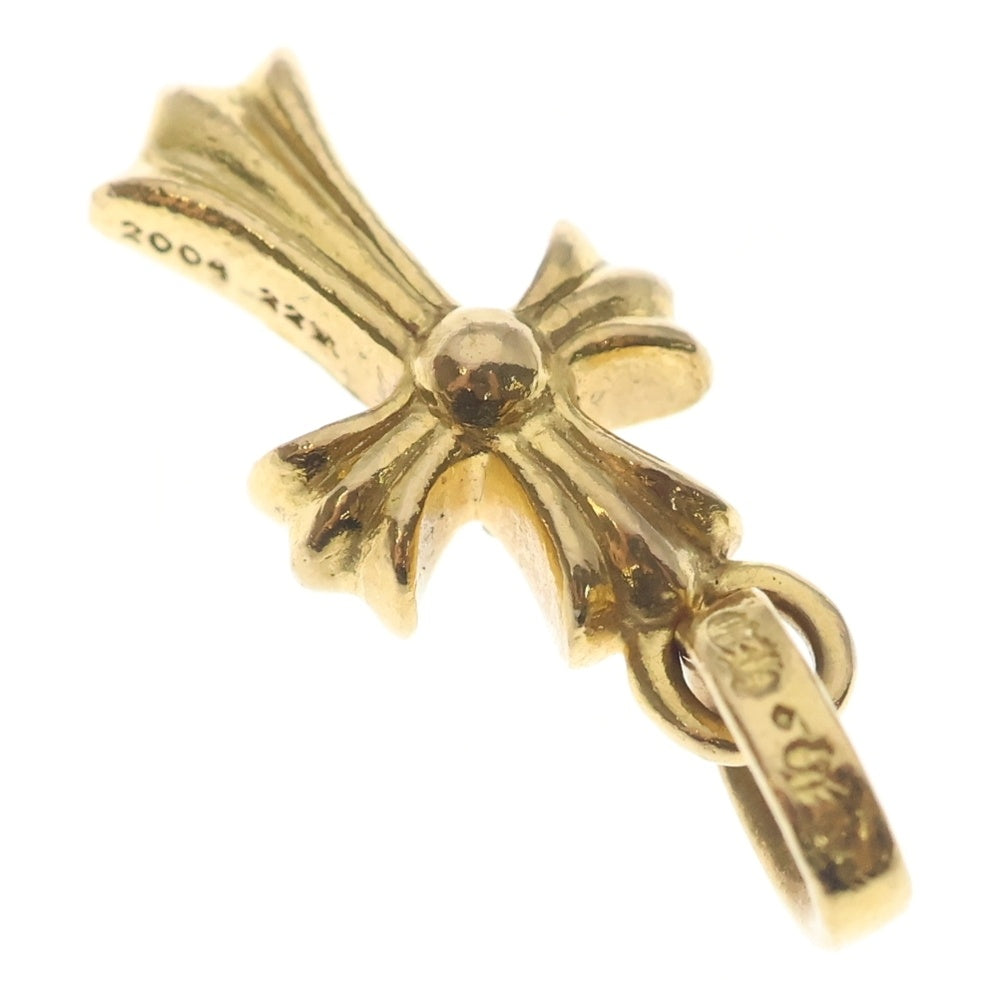 CHROME HEARTS(クロムハーツ) 22K CRS BBYFAT P/DIA ベイビーファットクロス PAVEダイヤ ペンダントトップ ゴールド BCA035