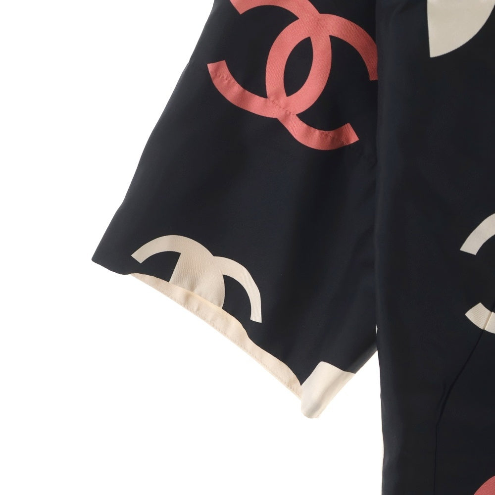 CHANEL(シャネル) ココマーク シルクロングシャツ P70571V62062 ホワイト レディース