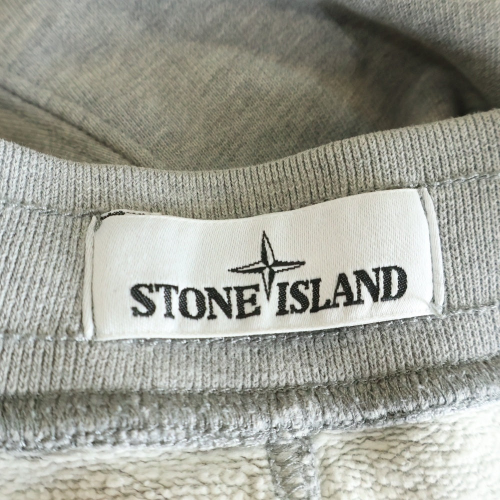 STONE ISLAND(ストーンアイランド) 19AW コットンスウェットシャーリングテーパードパンツ グレー 711560320