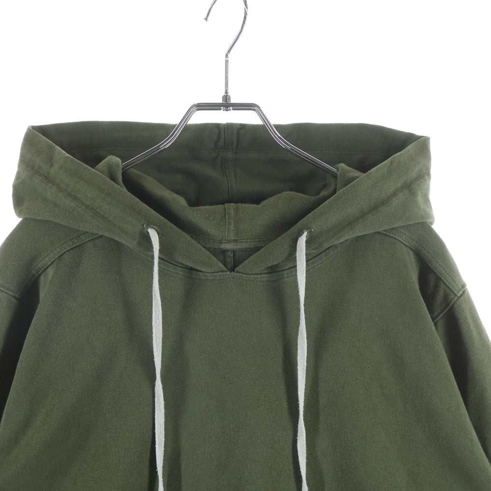 Rick Owens(リックオウエンス) 22AW DRAWSTRING LONG HOODIE ドローストーリングフーディ プルオーバーパーカー カーキRU02B2285-BA