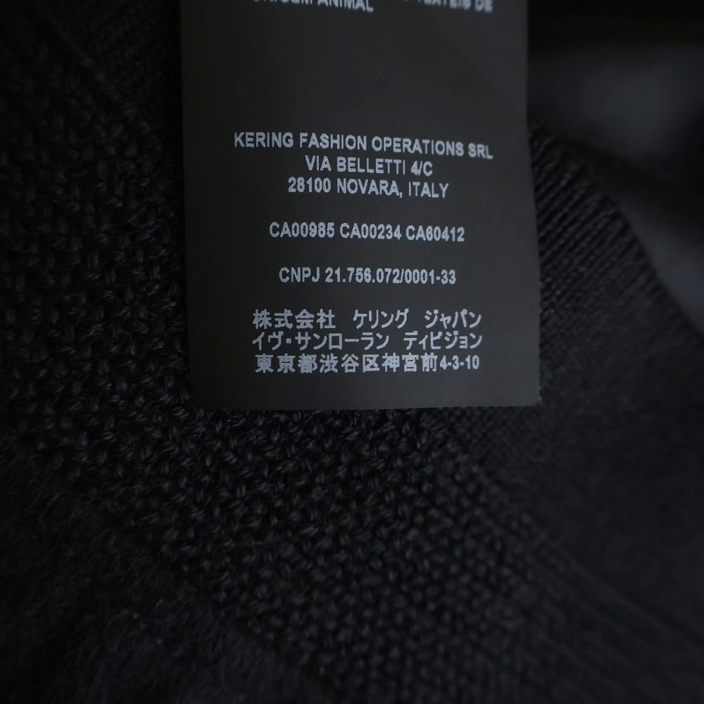 SAINT LAURENT PARIS(サンローランパリ) TEDDY JACKET テディジャケット スタジアム ボンバージャケット ブラック 354718 Y197Q