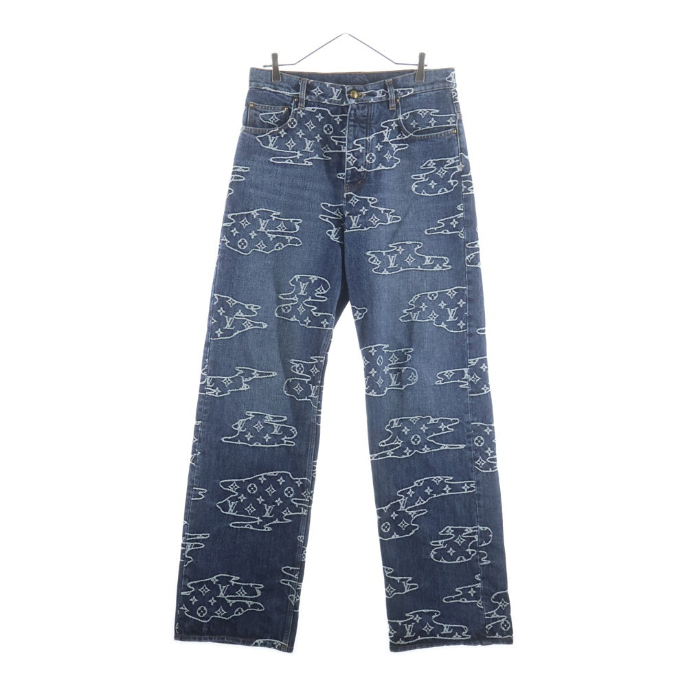 LOUIS VUITTON(ルイヴィトン) ×NIGO 25AW モノグラムデニムスケートパンツ インディゴ RM252M YPZ HTD83W