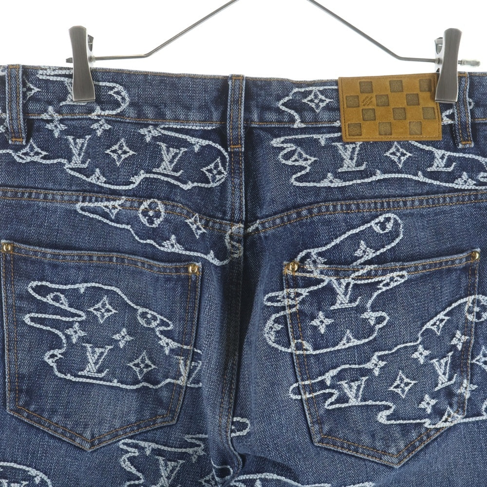 LOUIS VUITTON(ルイヴィトン) ×NIGO 25AW モノグラムデニムスケートパンツ インディゴ RM252M YPZ HTD83W