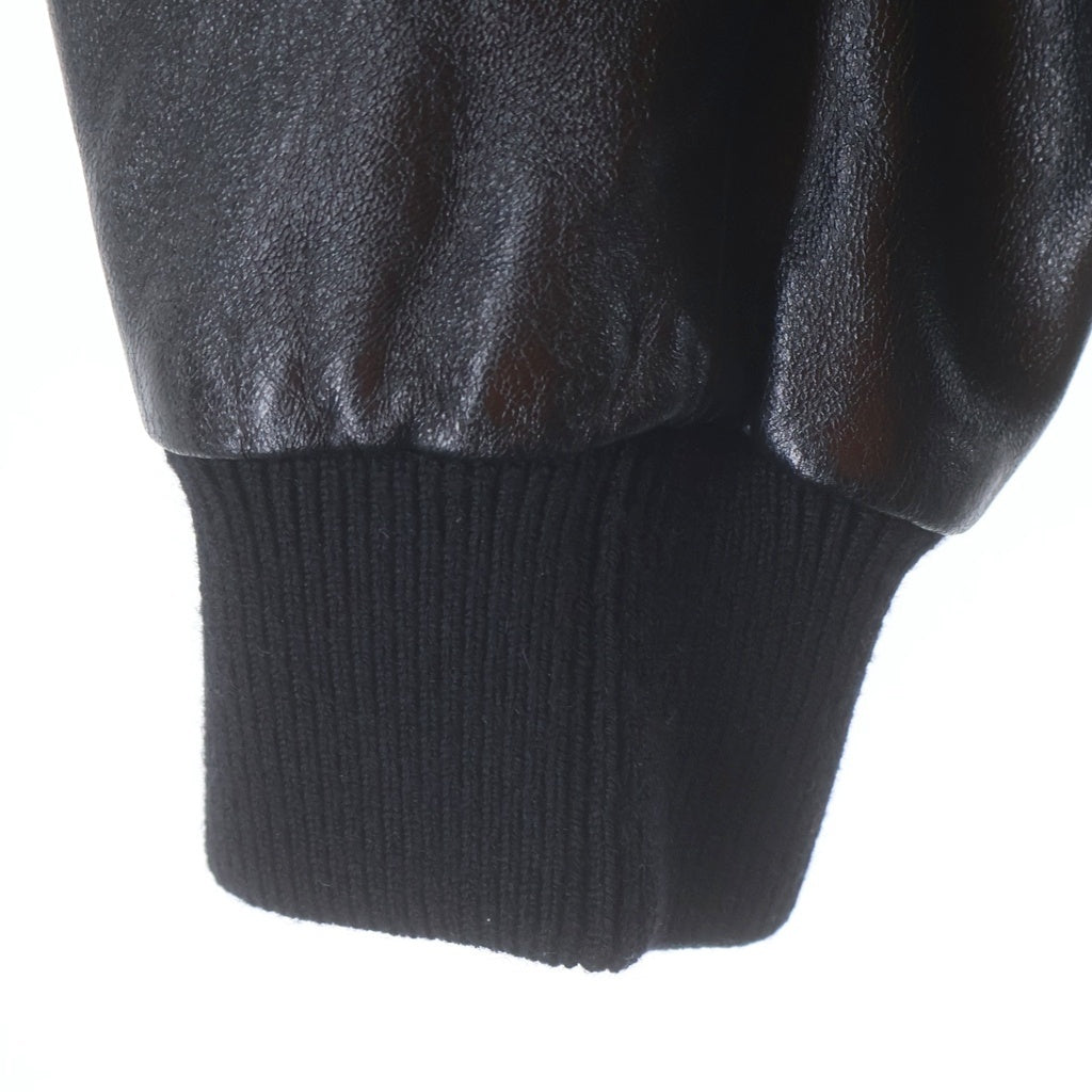 CELINE(セリーヌ) ソフトラムスキン レザー フードロゴ ジャケット ブラック 2EC25280D SAMPLE サンプル品