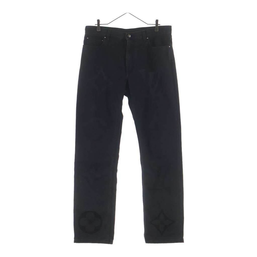 LOUIS VUITTON(ルイヴィトン) 25SS MONOGRAM FLOUR DENIM PANTS モノグラムフラワーデニムパンツ ジーンズ ブラック RM251M9 OWZ HSD15W