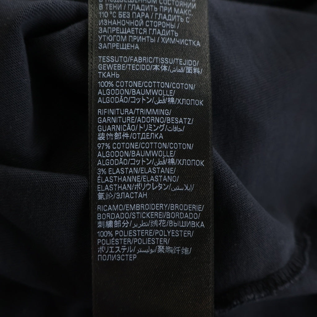 BALENCIAGA(バレンシアガ) 24SS PARIS LIBERTY パリリバティー ダメージ加工 クルーネック半袖Tシャツ カットソー ブラック 764235 TQVR