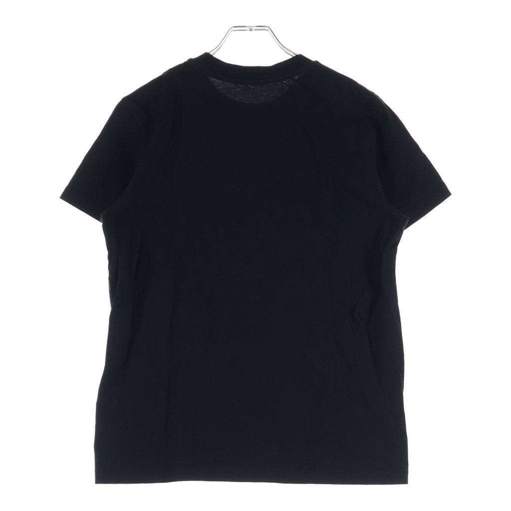 MONCLER(モンクレール) MAGLIA A MANICHE CORTE TEE マリアマニケコルケ ロゴプリント半袖Tシャツ カットソー ブラック レディース J20938C00016 829HP