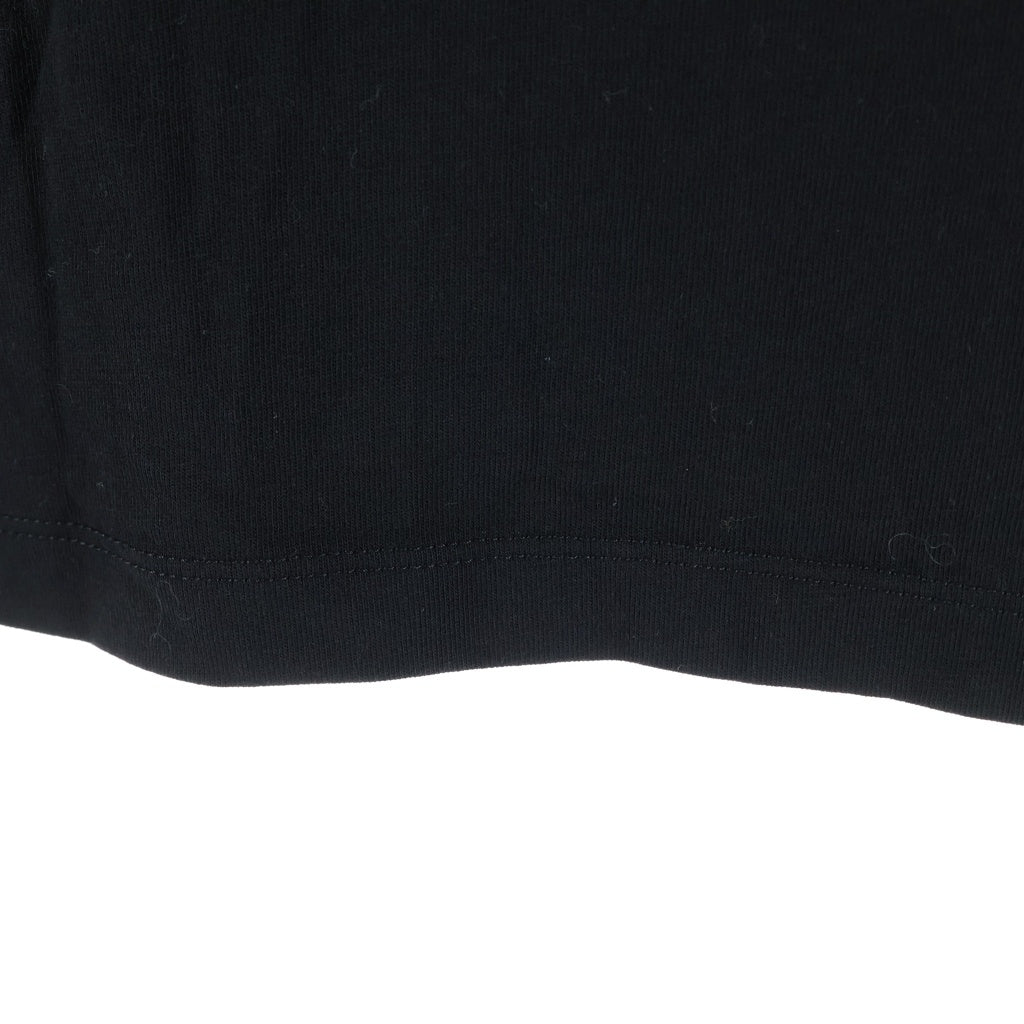 MONCLER(モンクレール) MAGLIA A MANICHE CORTE TEE マリアマニケコルケ ロゴプリント半袖Tシャツ カットソー ブラック レディース J20938C00016 829HP