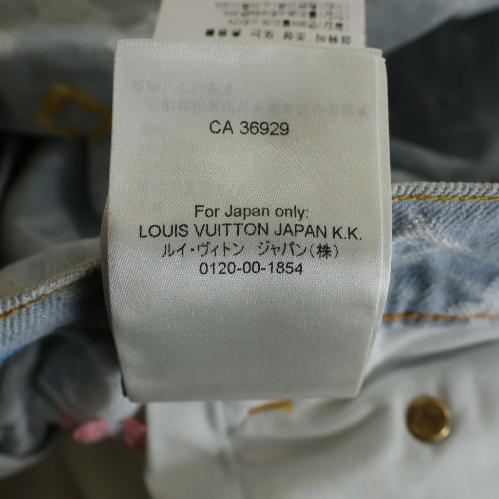 LOUIS VUITTON(ルイヴィトン) 24AW Monogram Denim Pants モノグラムデニムパンツ インディゴ RM242MM KCB HRD01W