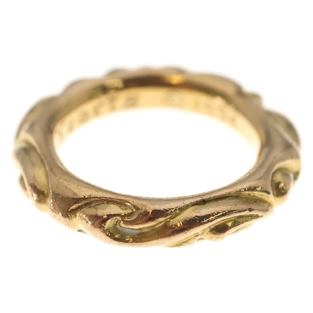 CHROME HEARTS(クロムハーツ) 22K SCRL BAND スクロールバンド リング ゴールド BCA416