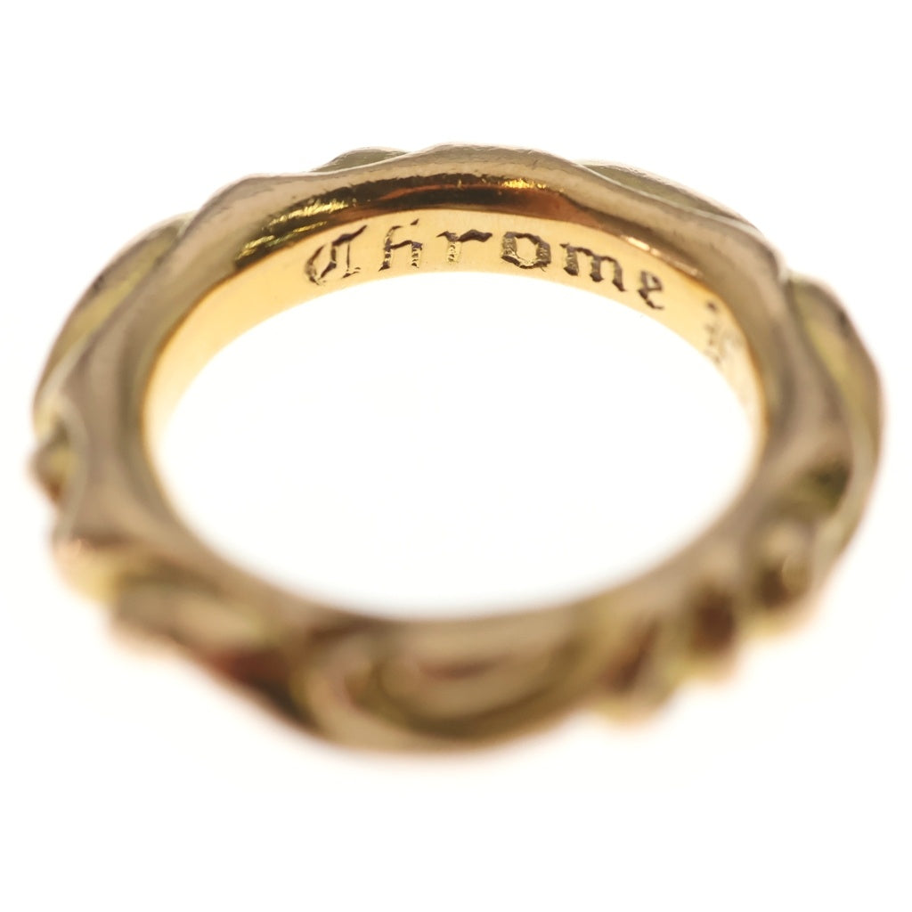 CHROME HEARTS(クロムハーツ) 22K SCRL BAND スクロールバンド リング ゴールド BCA416