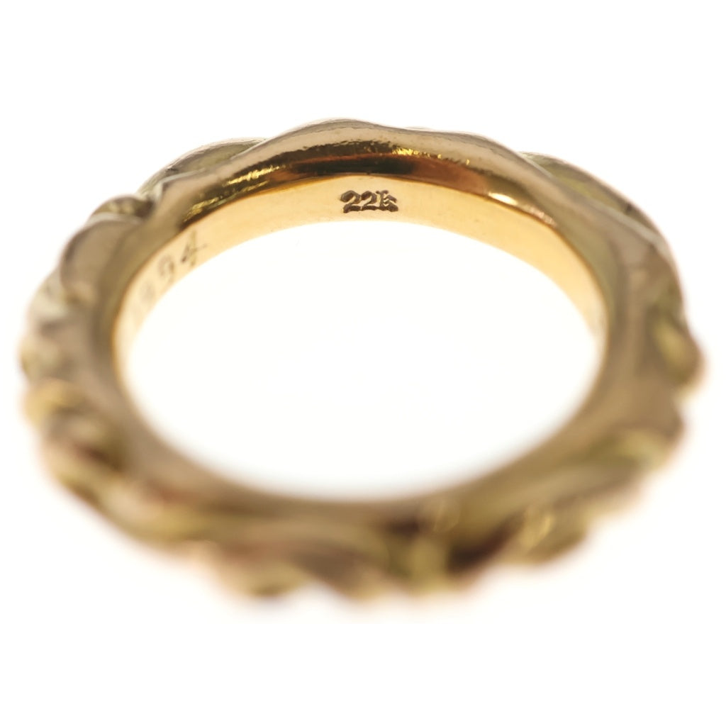 CHROME HEARTS(クロムハーツ) 22K SCRL BAND スクロールバンド リング ゴールド BCA416